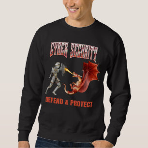 Cyber Security Knight Dragon Defence Sweatshirt
