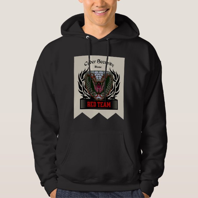 Cyber Security Red Team Cobra Strike Hoodie (Front)