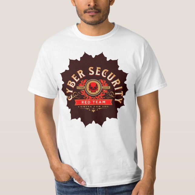 Cyber Security Red Team Sentinel T-Shirt (Front)