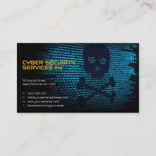 Cyber Security Services Security Consulting Business Card