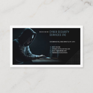 Cyber Security Services Security Consulting Business Card
