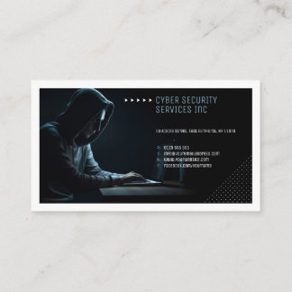 Cyber Security Services | Security Consulting Business Card