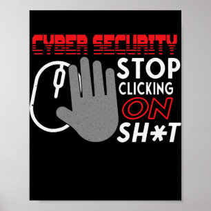Cyber Security Specialist Spam Web Links Engineer Poster