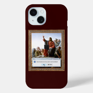 Cyber Sermon Funny iPhone 15 Case