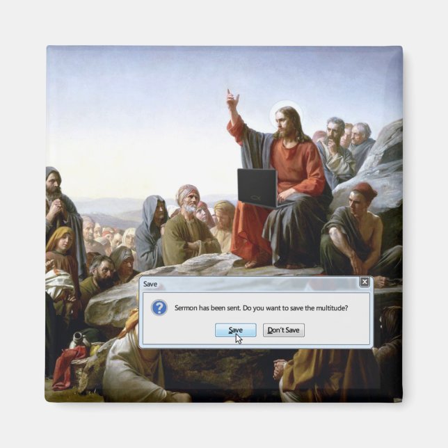 Cyber Sermon Magnet (Front)