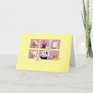Cyber Shindig Birthday Animals in Windows Card