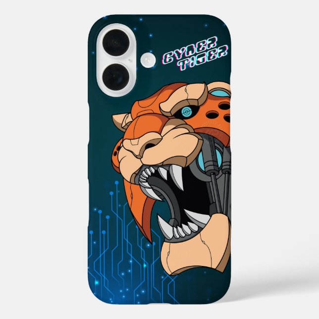 Cyber Tiger | Case-Mate iPhone Case (Back)