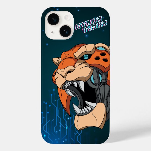 Cyber Tiger | Case-Mate iPhone Case (Back)