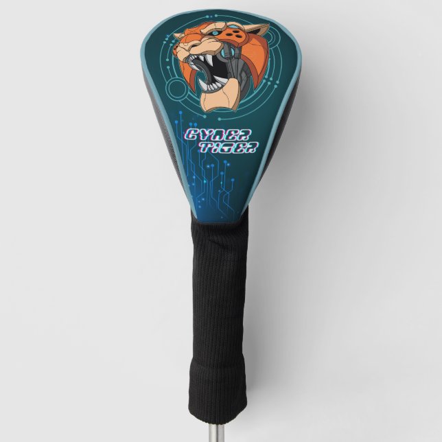 Cyber Tiger | Golf Driver Cover (Front)