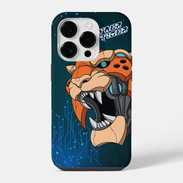 Cyber Tiger | iPhone Case (Back)