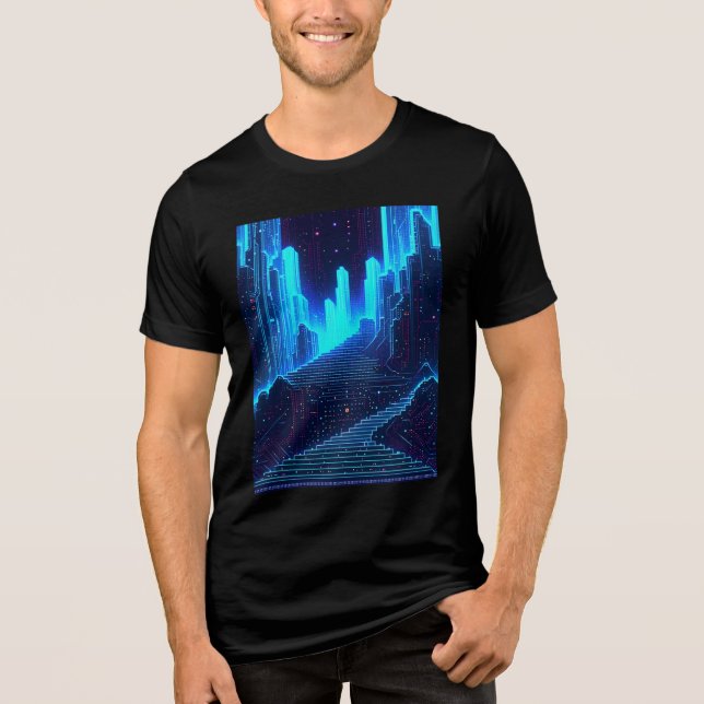 Cyber Tri-Blend Shirt (Front)