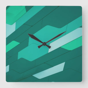 Cyber Wall Square Wall Clock