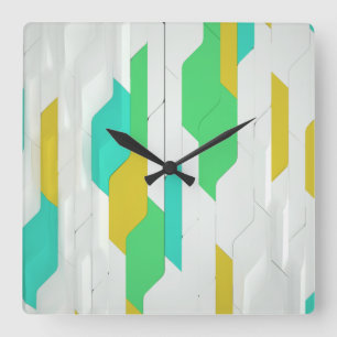 Cyber Wall Square Wall Clock