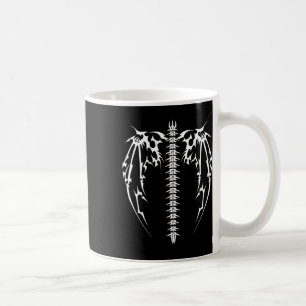 Cyber Wings Tattoo Style Art Robotic Celtic Raven Coffee Mug