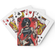 CyberBass Rebellion playing cards Shred the Deck