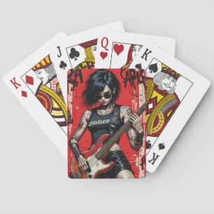 CyberBass Rebellion playing cards Shred the Deck