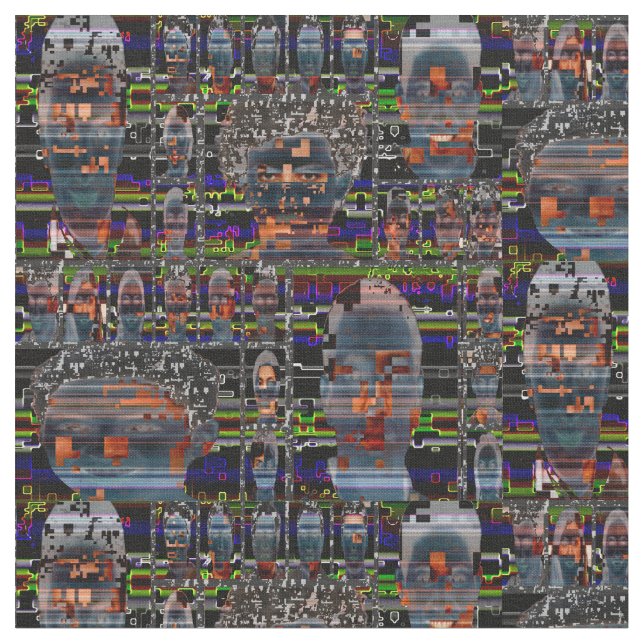 Cyberdazze Hyperface Fabric #1 Anti Recognition (Close Up)