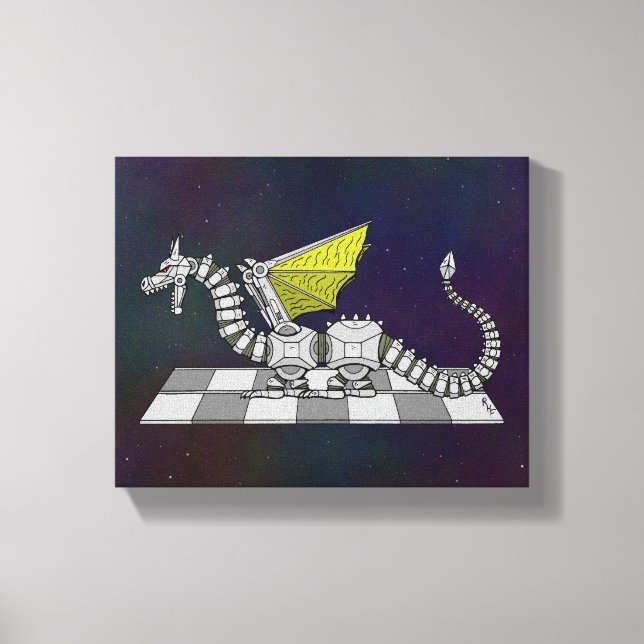 Cyberdragon Canvas Print (Front)