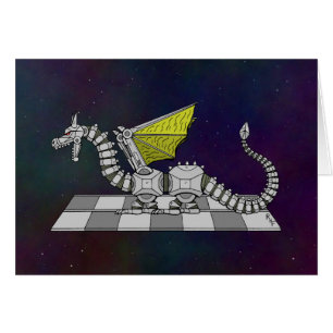 Cyberdragon Greeting Card