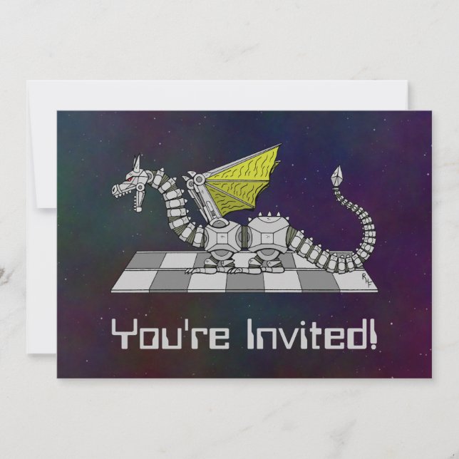 Cyberdragon Invitation (Front)