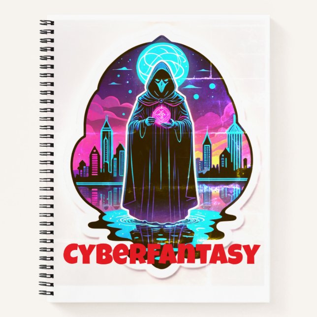 CyberFantasy Notebook (Front)