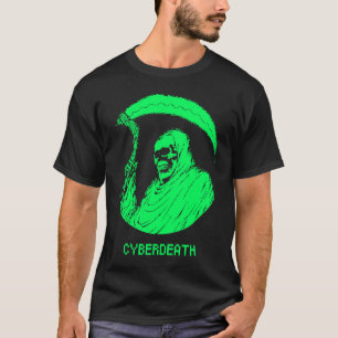 Cybergoth Clothes Alt Aesthetic  Cyber Death Grim  T-Shirt