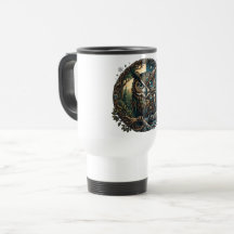 Cybernetic Owl Nature vs Technology Steampunk