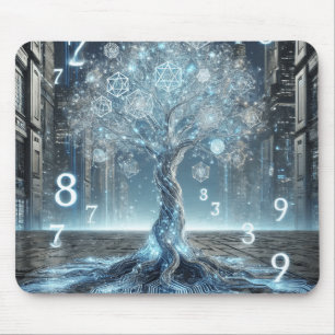 Cybernetic Tree of Life Mouse Pad