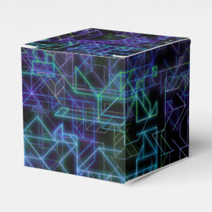 cybernetic veins, in blue and green : favour box