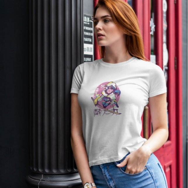Cyberpunk Anime Girl  T-Shirt (Creator Uploaded)