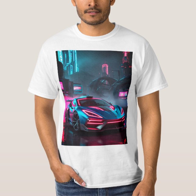 Cyberpunk Car T-Shirt (Front)