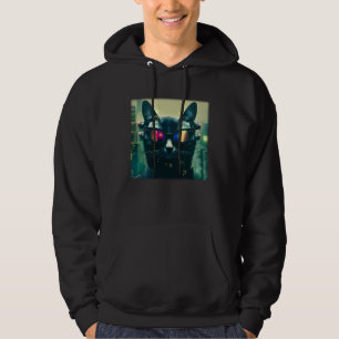 Cyberpunk Cat  Japanese Cat Aesthetic Streetwear   Hoodie