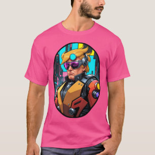 Cyberpunk Cyborg Donald Trump T-Shirt