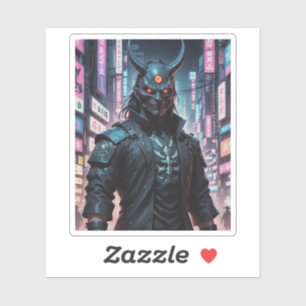 Cyberpunk Demon Samurai