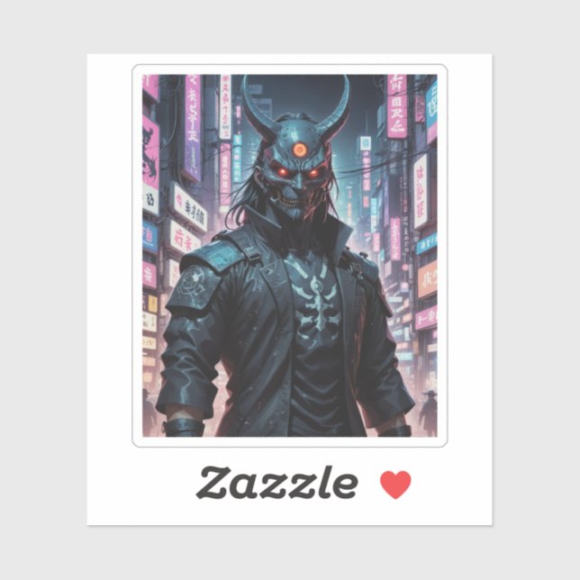 Cyberpunk Demon Samurai (Sheet)