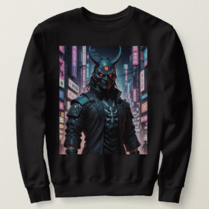 Cyberpunk Demon Samurai Sweatshirt