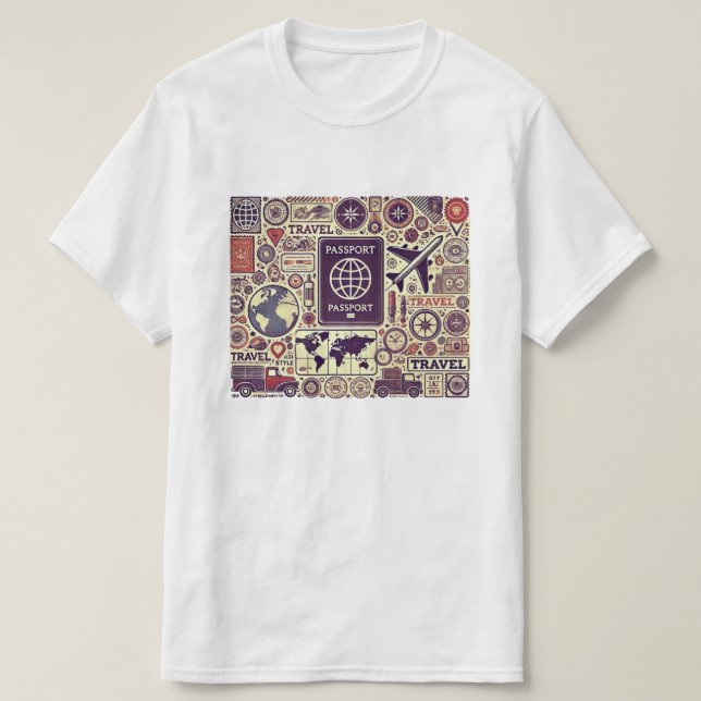 Cyberpunk Design T-Shirt (Design Front)