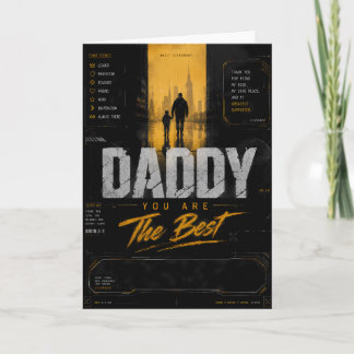 Cyberpunk Father’s Day Greeting Card