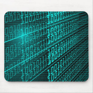 Cyberpunk Futuristic Computer Technology Circuit Mouse Pad