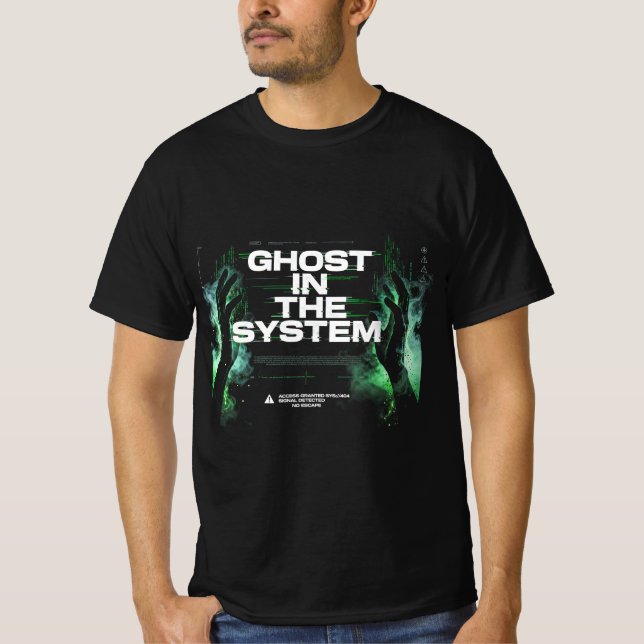 Cyberpunk Glitch Tee | Neon Green (Front)