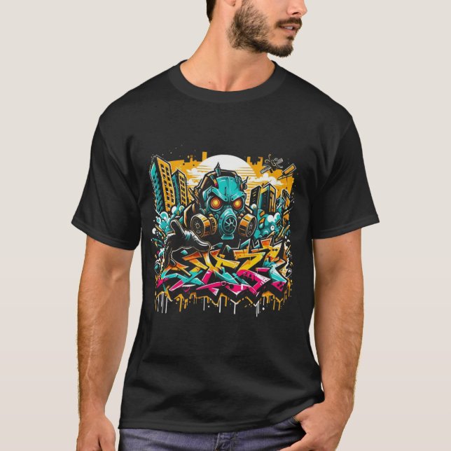 Cyberpunk Graffiti Tee (Front)