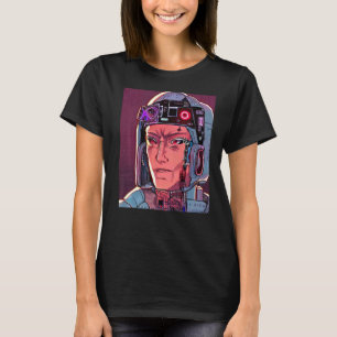 Cyberpunk Hacker Computer Geek design Premium_27 T-Shirt