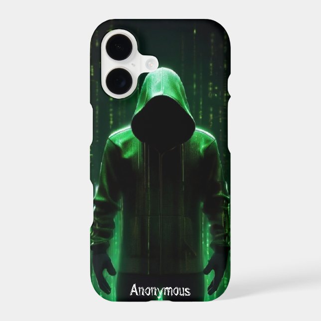 Cyberpunk Hacker Custom Dark Tech Matrix Style  (Back)