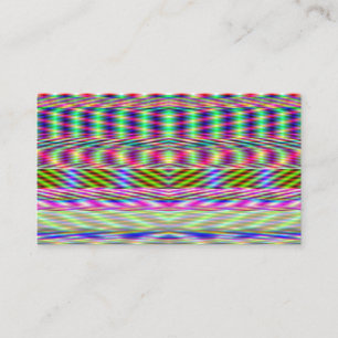 Cyberpunk Javascript Colortable ART Business Card
