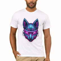 Cyberpunk Kitsune Mask