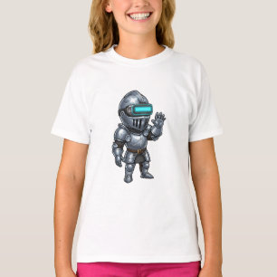 Cyberpunk Knight VR Chibi Kids T-Shirt