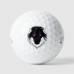 Cyberpunk Lion Golf Ball-Futuristic Bold Design ⛳ Balls