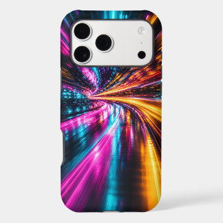 Cyberpunk Neon Warp Drive