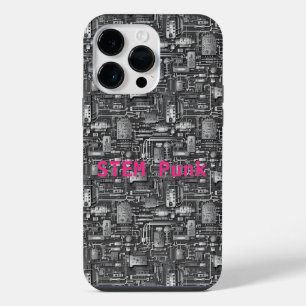 Cyberpunk PCB Electronics Circuit Board Pattern iPhone 14 Pro Max Case