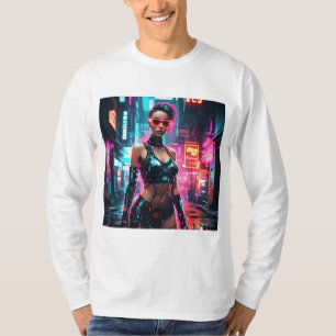  🌌 Cyberpunk Pop Art   Futuristic Urban Aesthetic T-Shirt